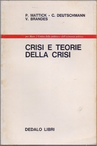 Crisi teorie della - della,