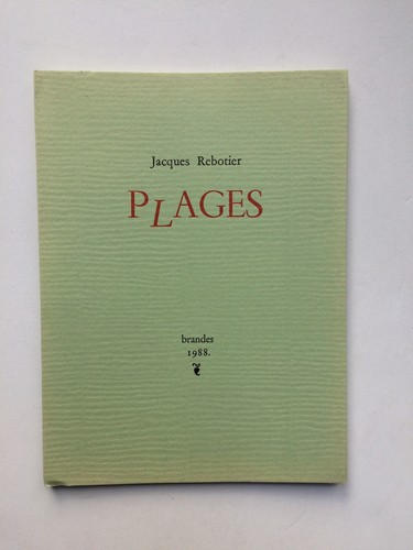 Jacques rebotier plages - plages, "