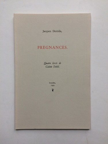 Jacques derrida prégnances - ",