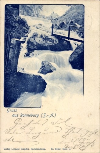 Cartolina ronneburg - ronneburg, in