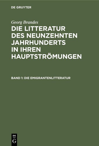 Georg brandes die - brandes,