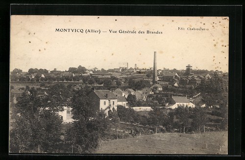 Cpa montvicq vue gènèrale - montvicq,,